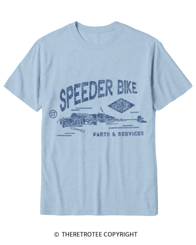 TheRetroTee Speeder Bike 1980s Cotton T-Shirt