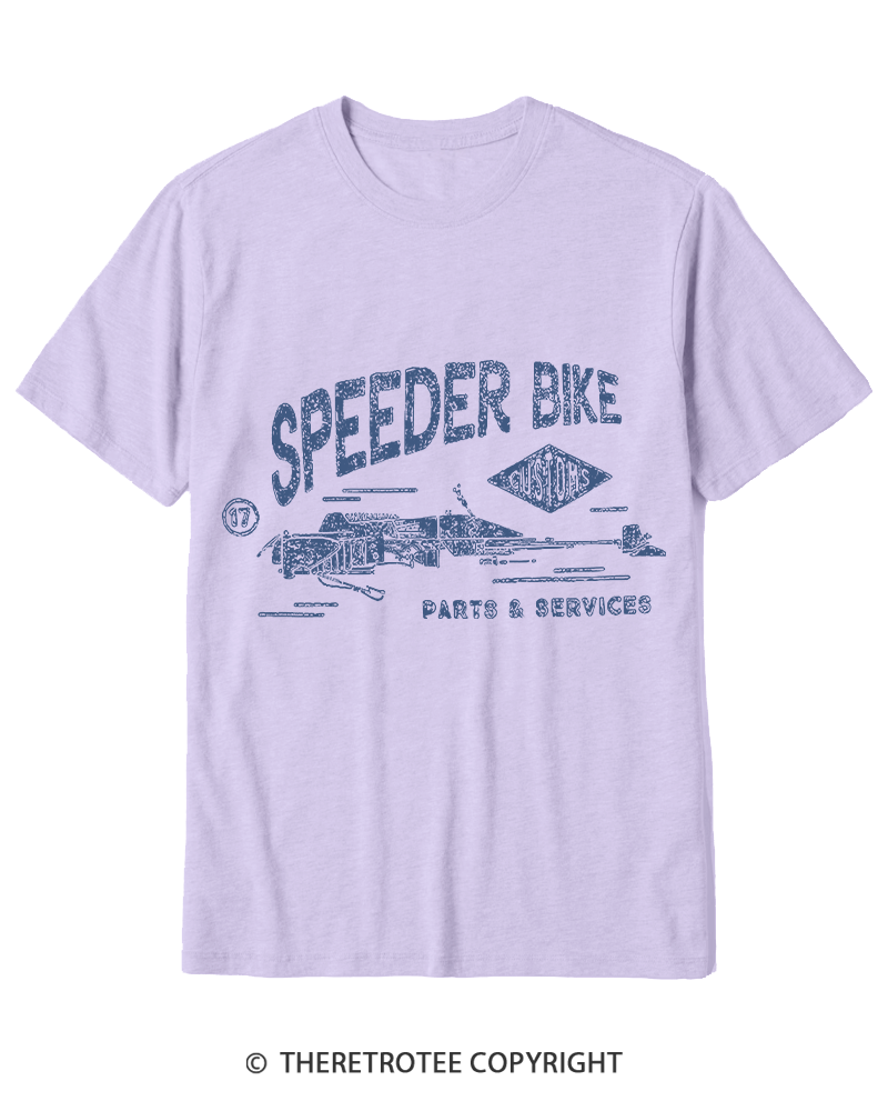 TheRetroTee Speeder Bike 1980s Cotton T-Shirt