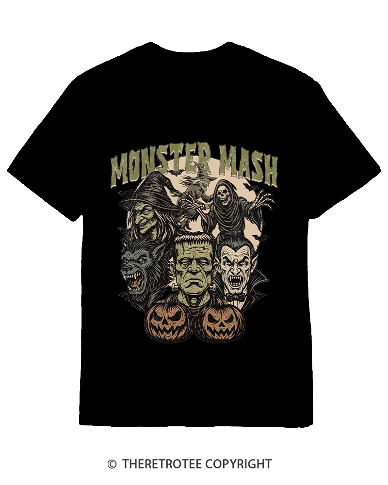 TheRetroTee Monster Mash Cotton T-Shirt