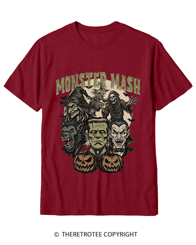 TheRetroTee Monster Mash Cotton T-Shirt