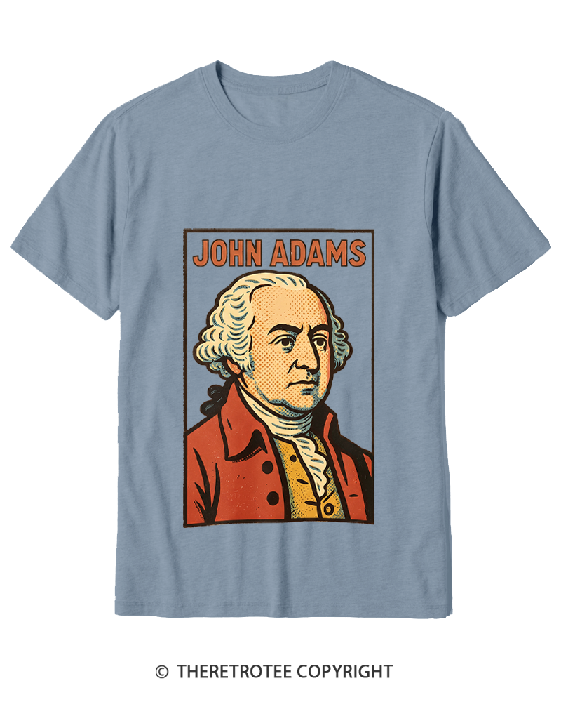 TheRetroTee Retro Comic Founding Father Cotton T-Shirt
