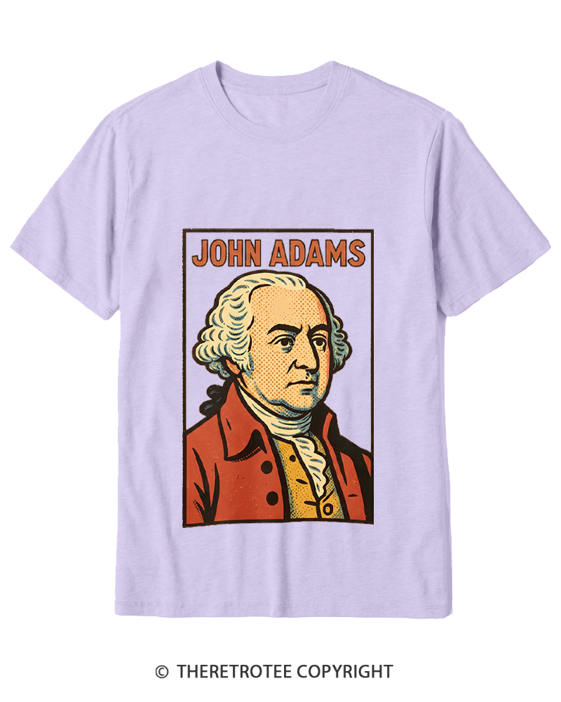 TheRetroTee Retro Comic Founding Father Cotton T-Shirt