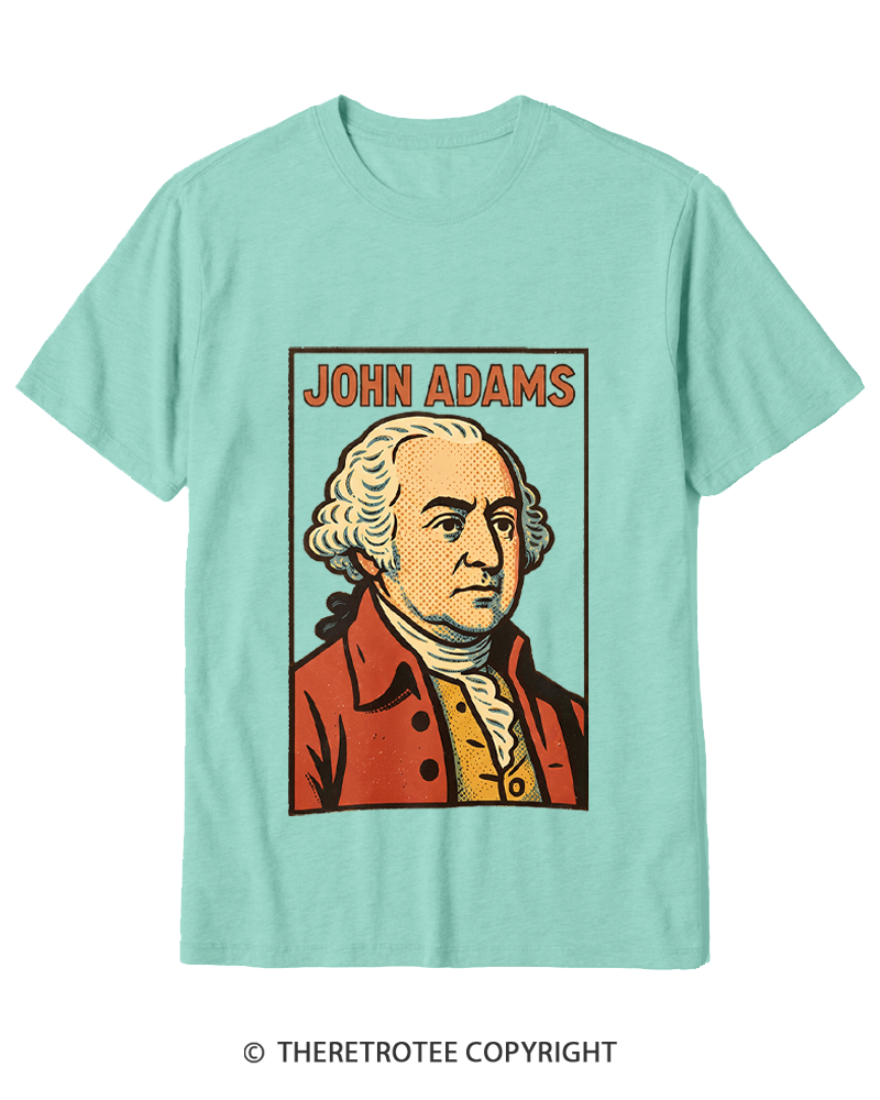 TheRetroTee Retro Comic Founding Father Cotton T-Shirt
