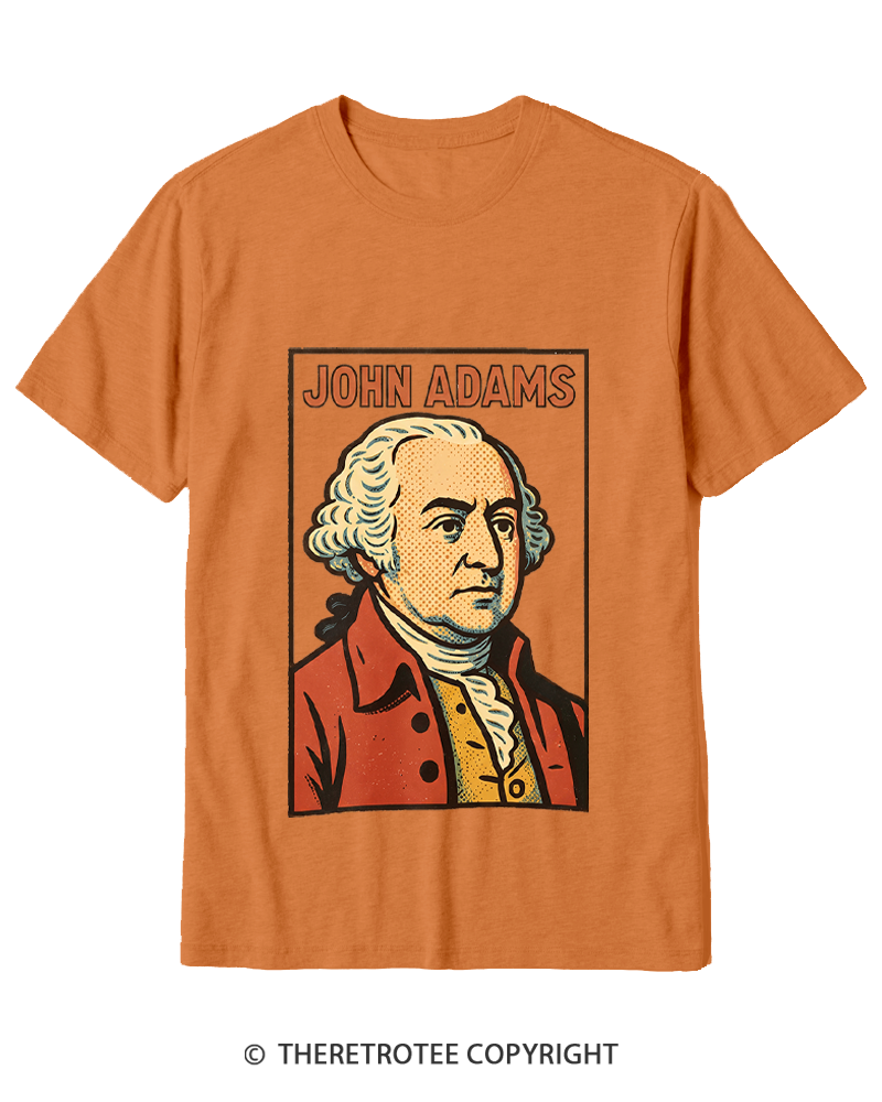 TheRetroTee Retro Comic Founding Father Cotton T-Shirt