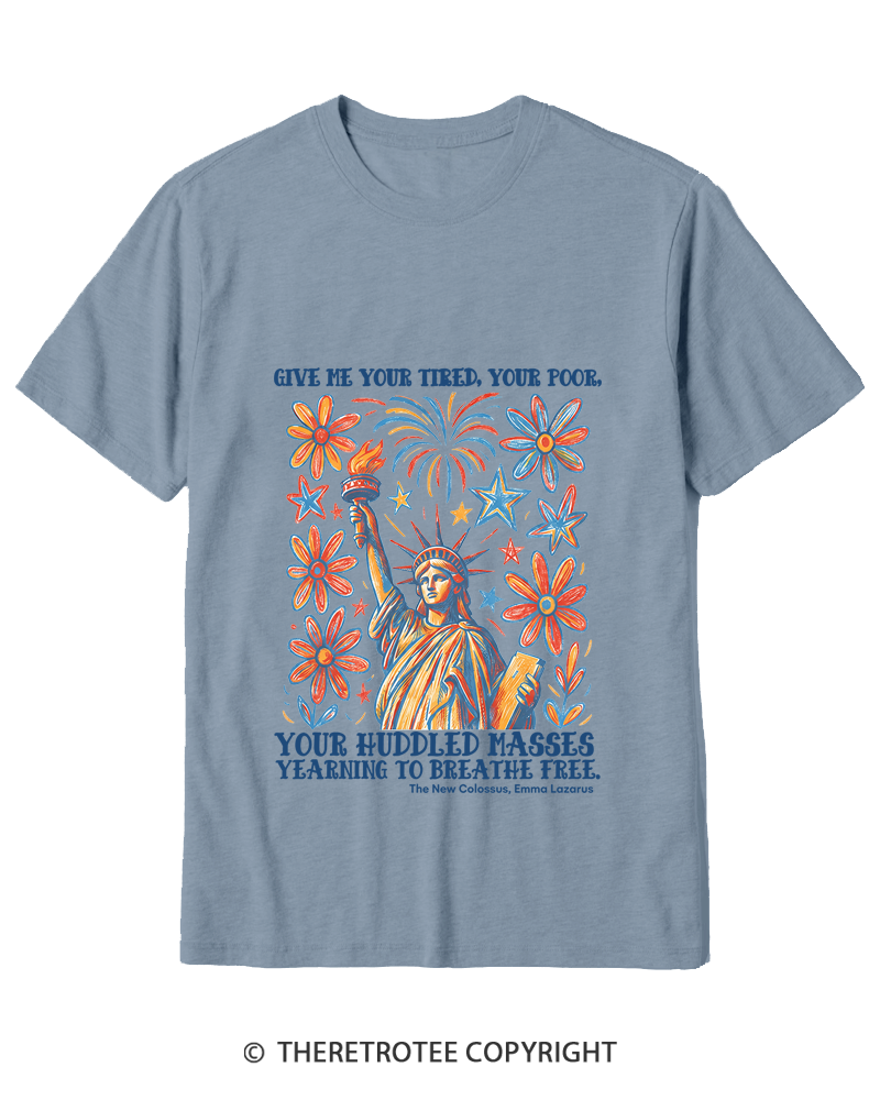 TheRetroTee Liberal 4th of July Cotton T-Shirt