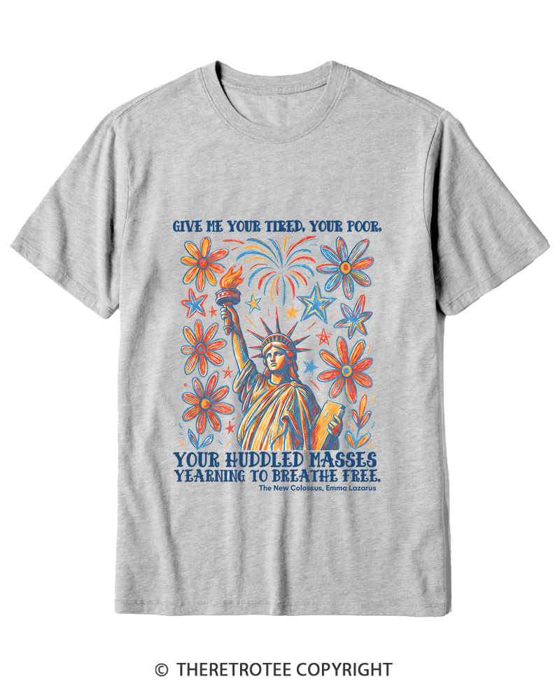 TheRetroTee Liberal 4th of July Cotton T-Shirt