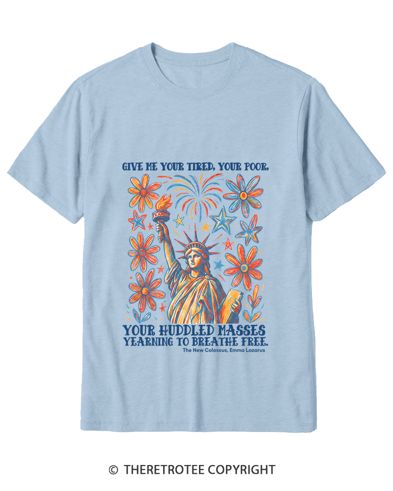 TheRetroTee Liberal 4th of July Cotton T-Shirt