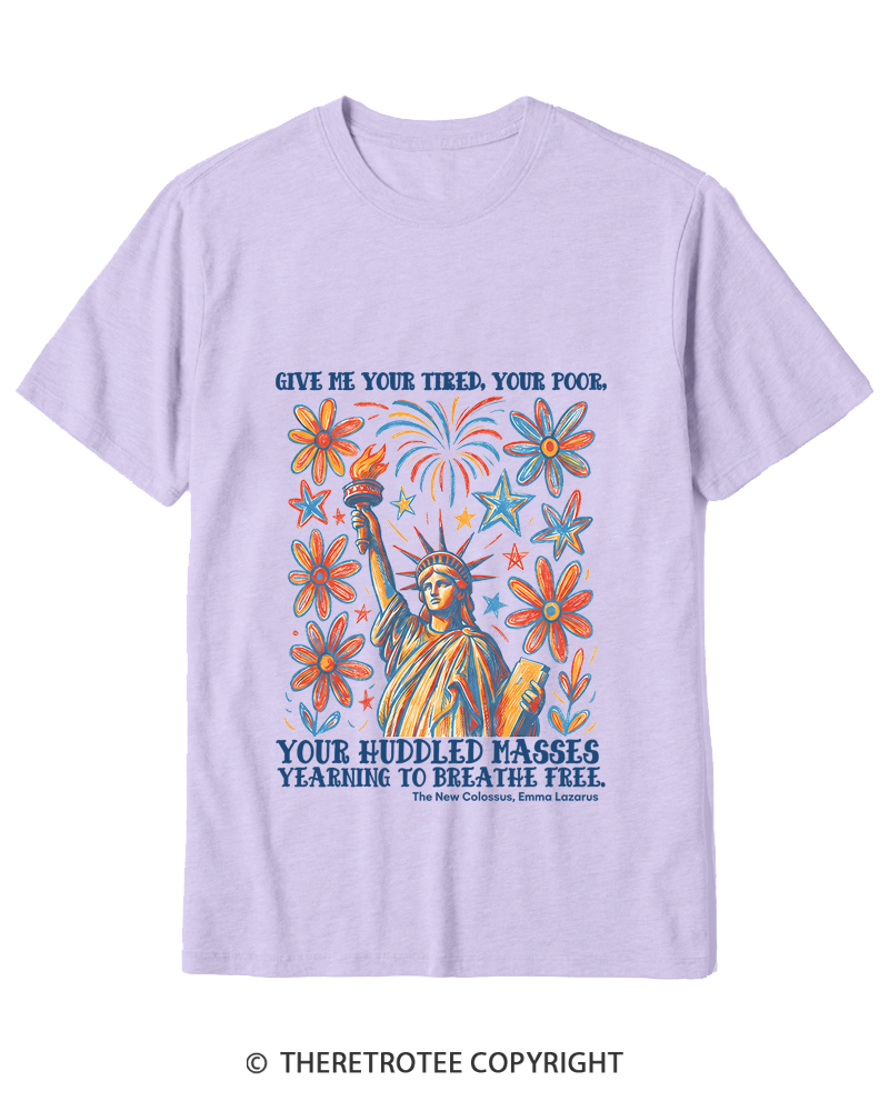TheRetroTee Liberal 4th of July Cotton T-Shirt