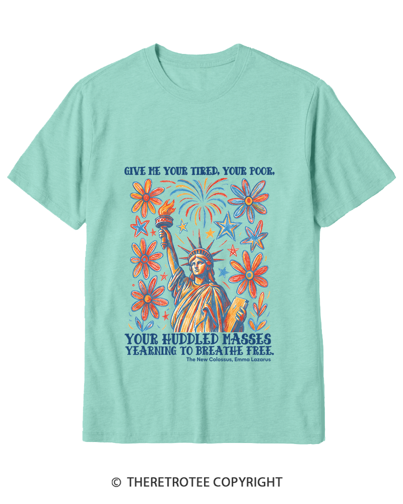 TheRetroTee Liberal 4th of July Cotton T-Shirt
