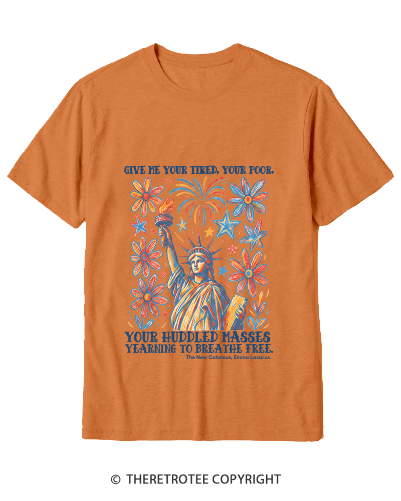 TheRetroTee Liberal 4th of July Cotton T-Shirt