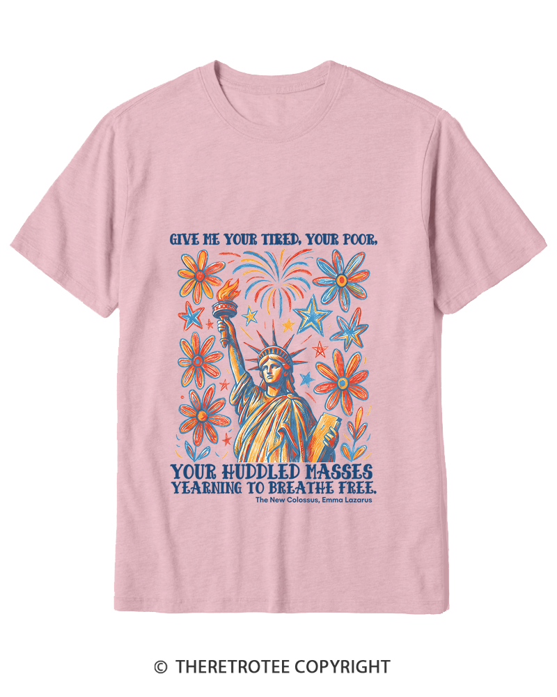 TheRetroTee Liberal 4th of July Cotton T-Shirt