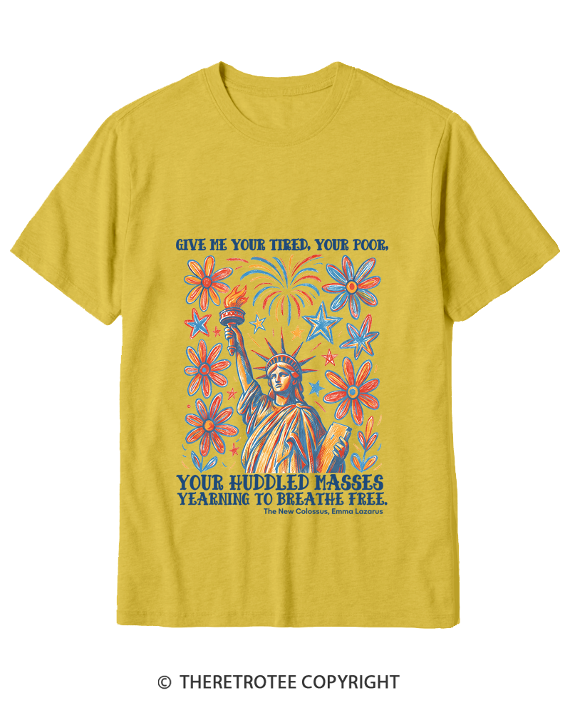 TheRetroTee Liberal 4th of July Cotton T-Shirt