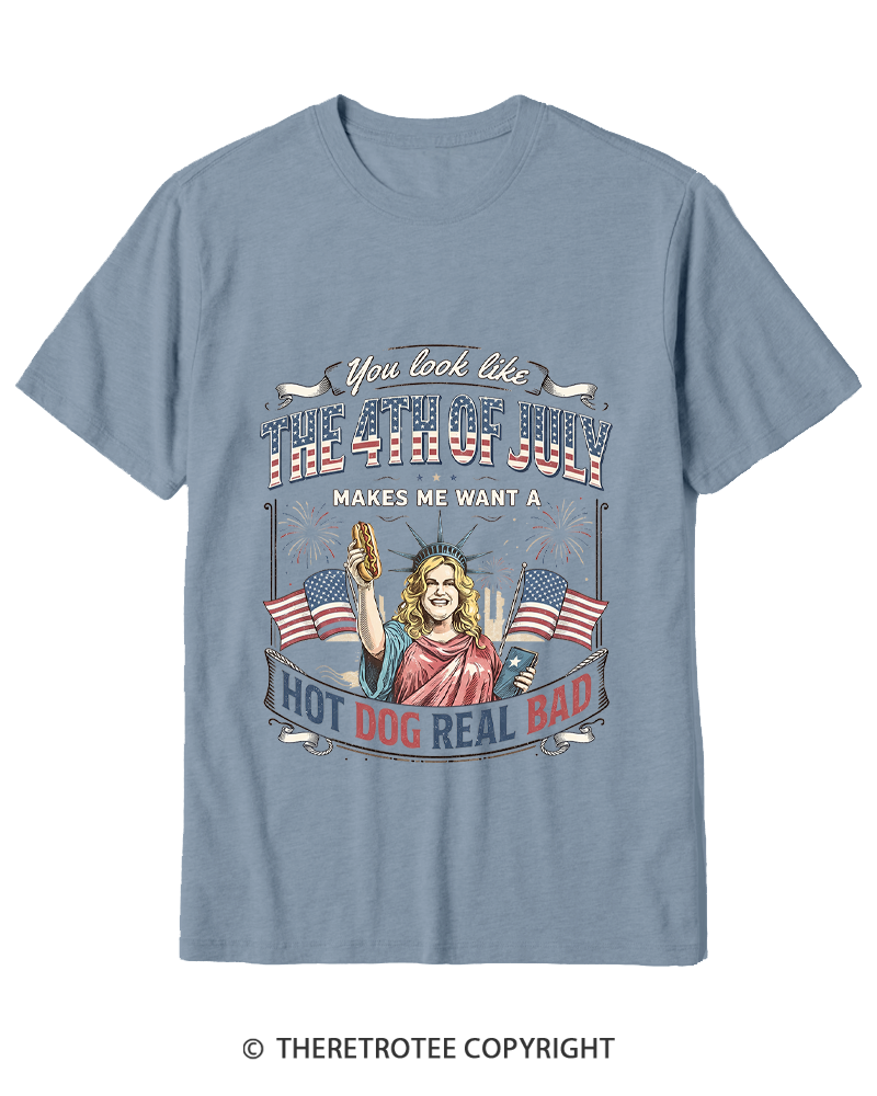 TheRetroTee You Look Like 4th Of July Cotton T-Shirt