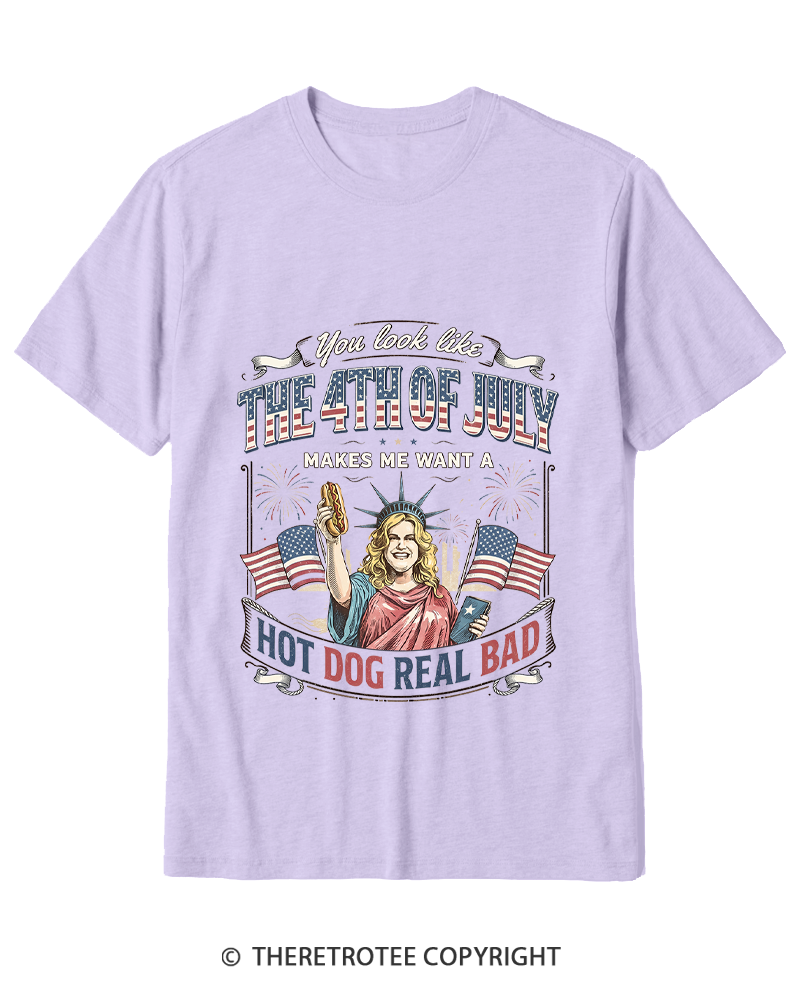 TheRetroTee You Look Like 4th Of July Cotton T-Shirt