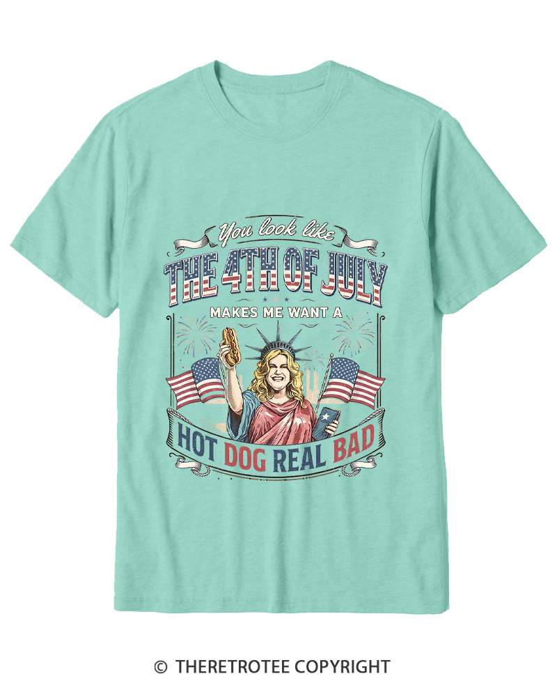 TheRetroTee You Look Like 4th Of July Cotton T-Shirt