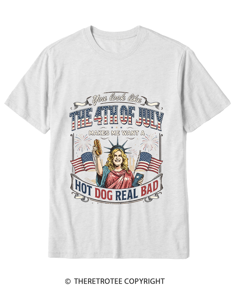TheRetroTee You Look Like 4th Of July Cotton T-Shirt