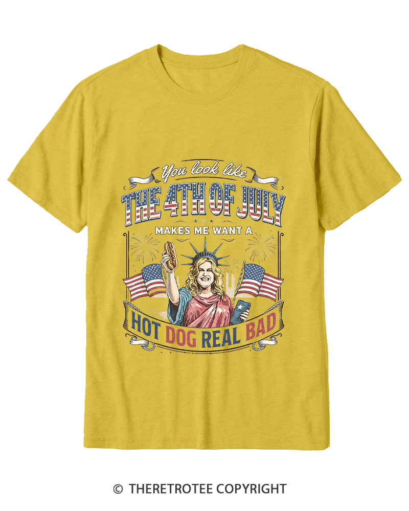 TheRetroTee You Look Like 4th Of July Cotton T-Shirt
