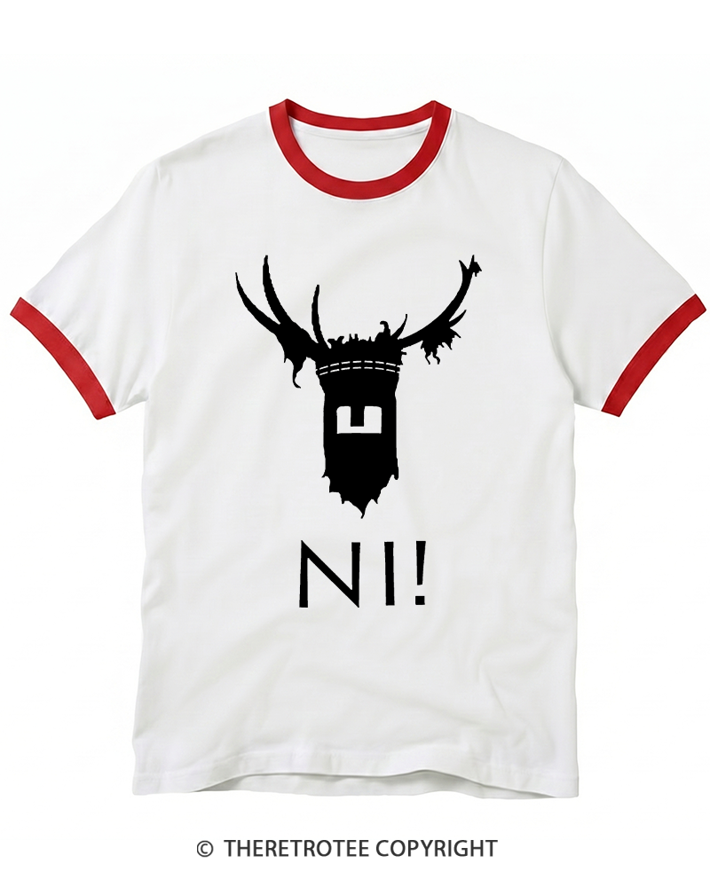 TheRetroTee Ni! 1970s Ringer T-shirt