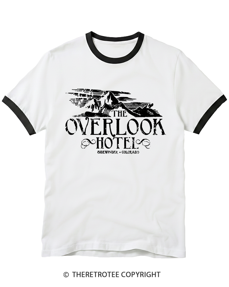 TheRetroTee The Overlook Hotel 1980s Ringer T-shirt