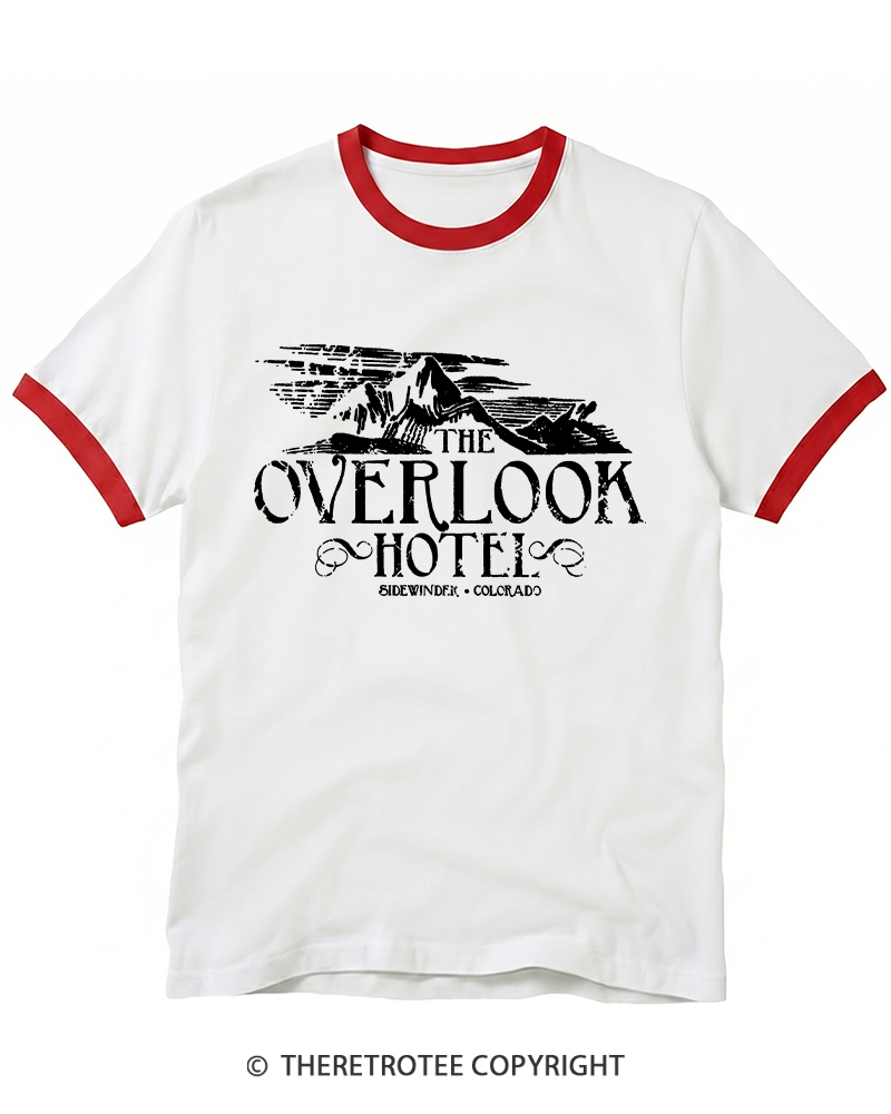 TheRetroTee The Overlook Hotel 1980s Ringer T-shirt