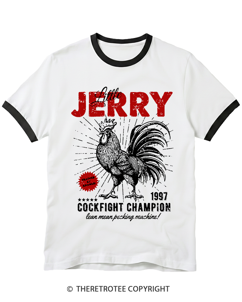 TheRetroTee Barnyard Champion 1990s Ringer T-shirt