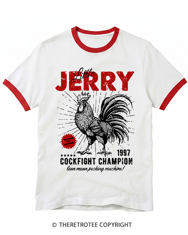 TheRetroTee Barnyard Champion 1990s Ringer T-shirt