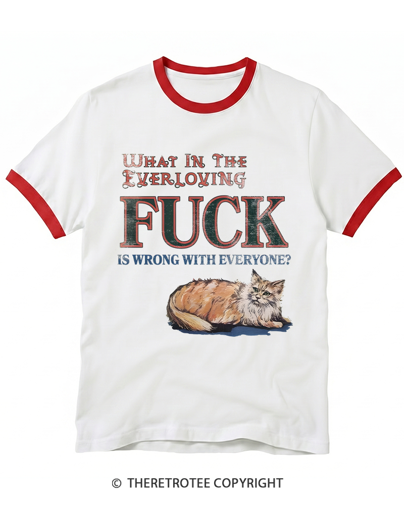 TheRetroTee What in the Everloving 1970s Ringer T-shirt