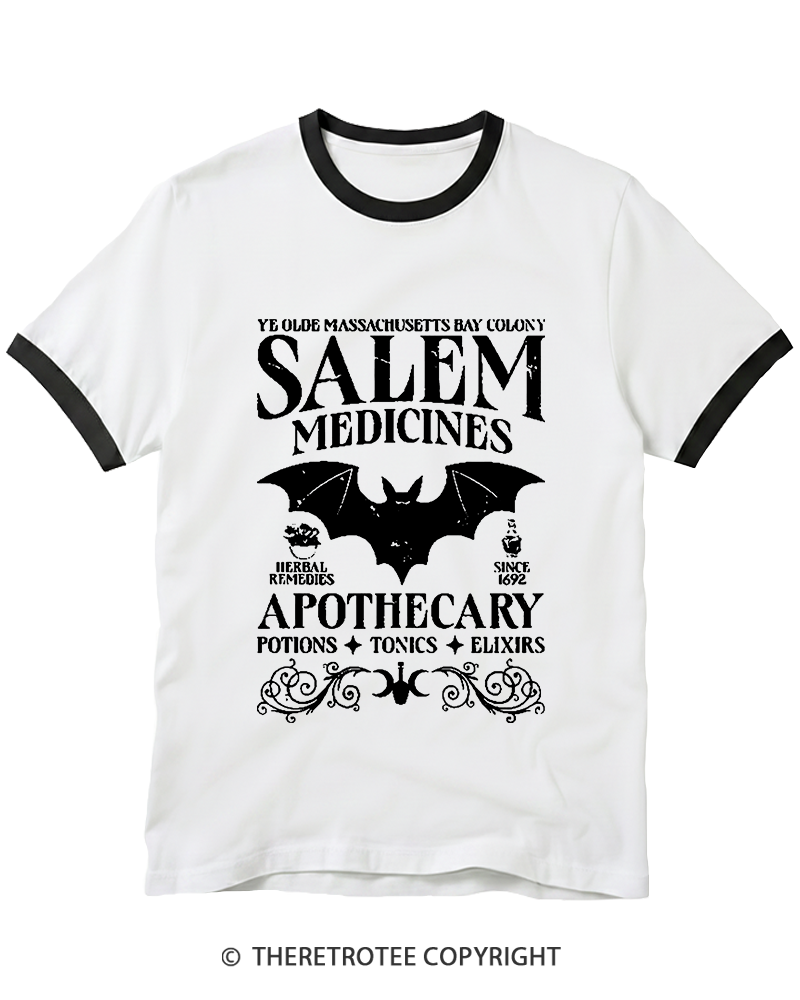 TheRetroTee Apothecary Ringer T-shirt