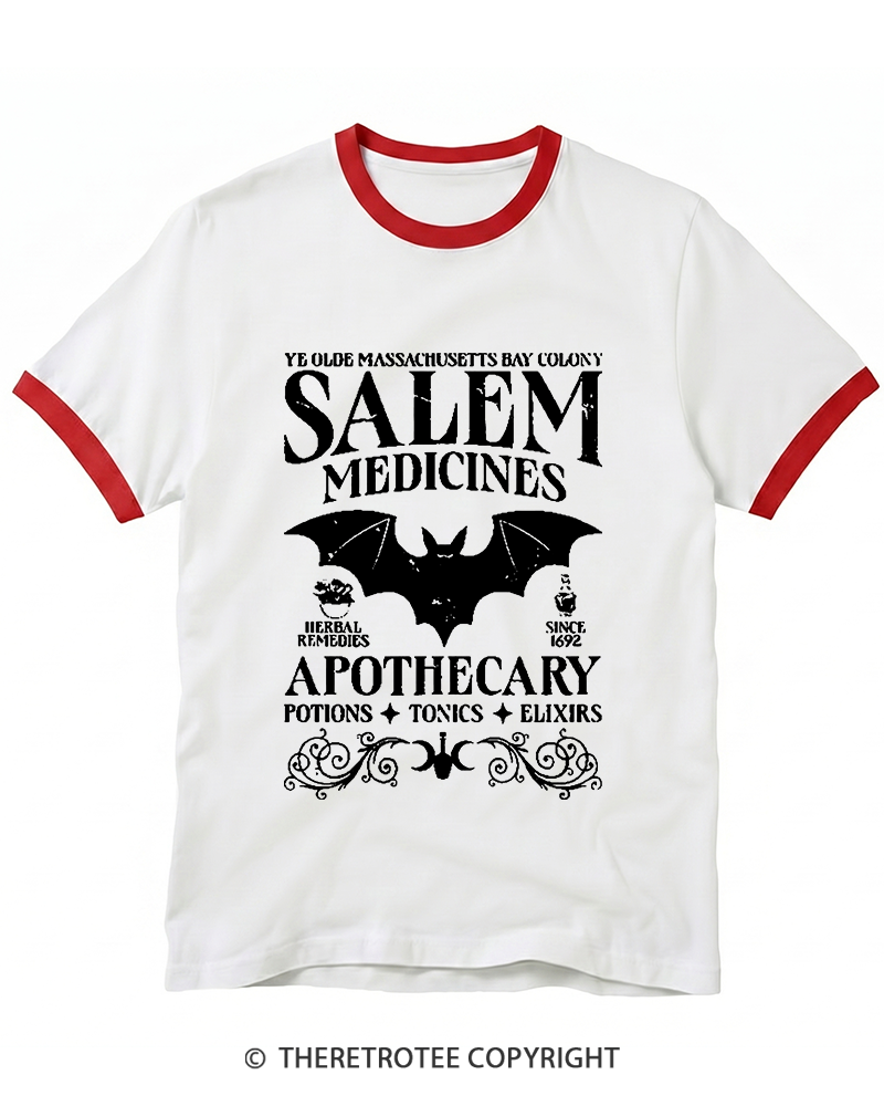 TheRetroTee Apothecary Ringer T-shirt