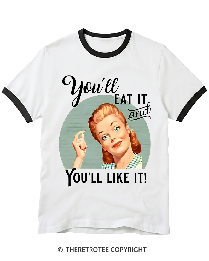TheRetroTee You'll Like It 1950s Ringer T-shirt