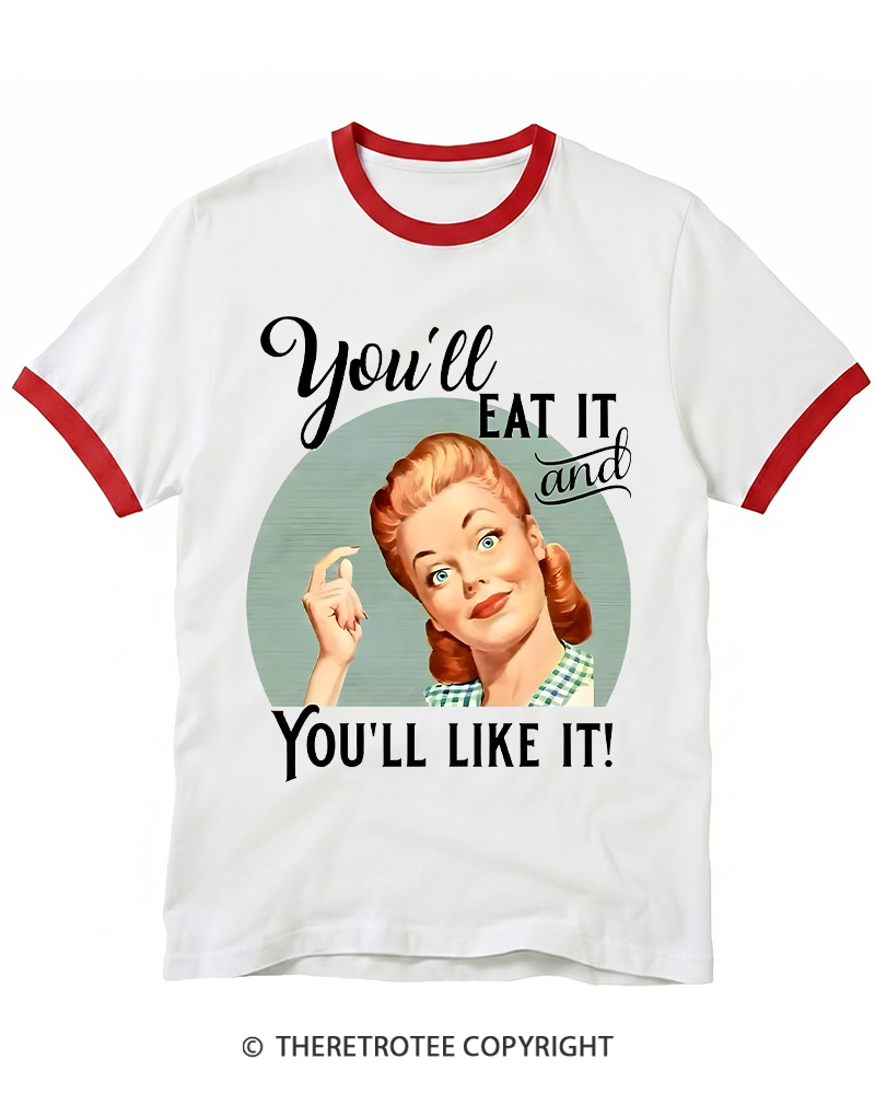 TheRetroTee You'll Like It 1950s Ringer T-shirt