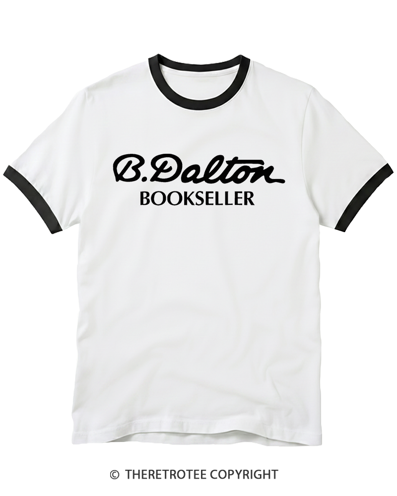 TheRetroTee B. Dalton Bookseller 1980s Ringer T-shirt