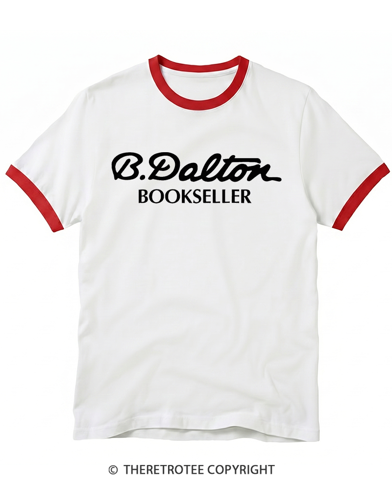 TheRetroTee B. Dalton Bookseller 1980s Ringer T-shirt