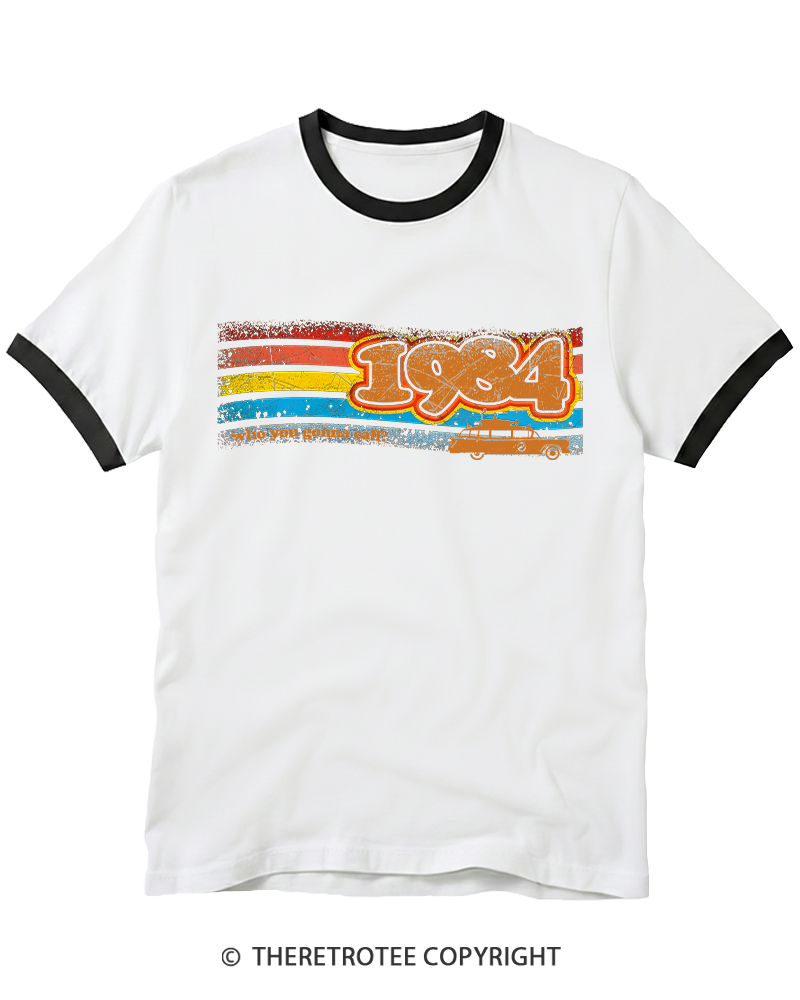 TheRetroTee 1984 Buster 1980s Ringer T-shirt