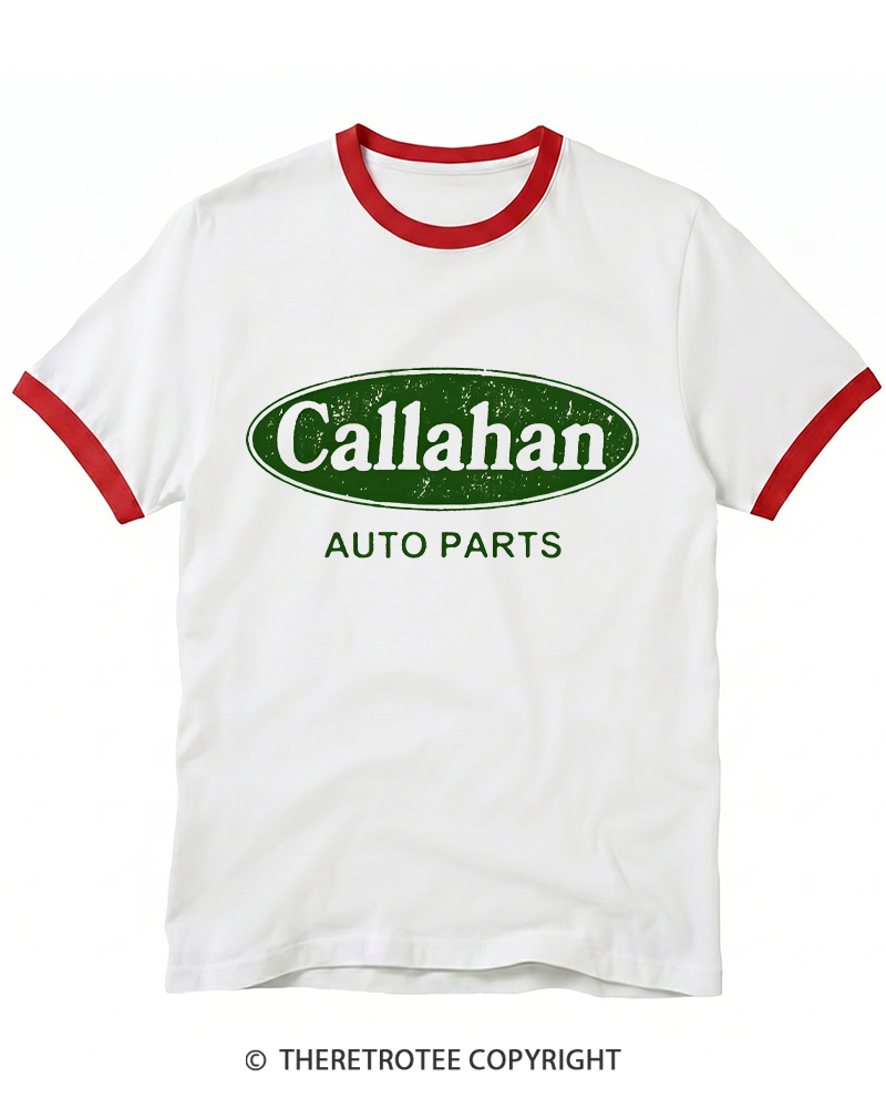 TheRetroTee Auto Parts 1990s Ringer T-shirt