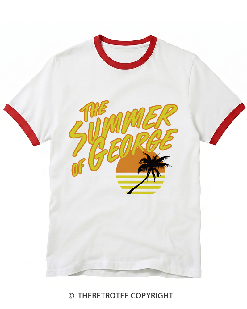 TheRetroTee Summer of George 1990s Ringer T-shirt