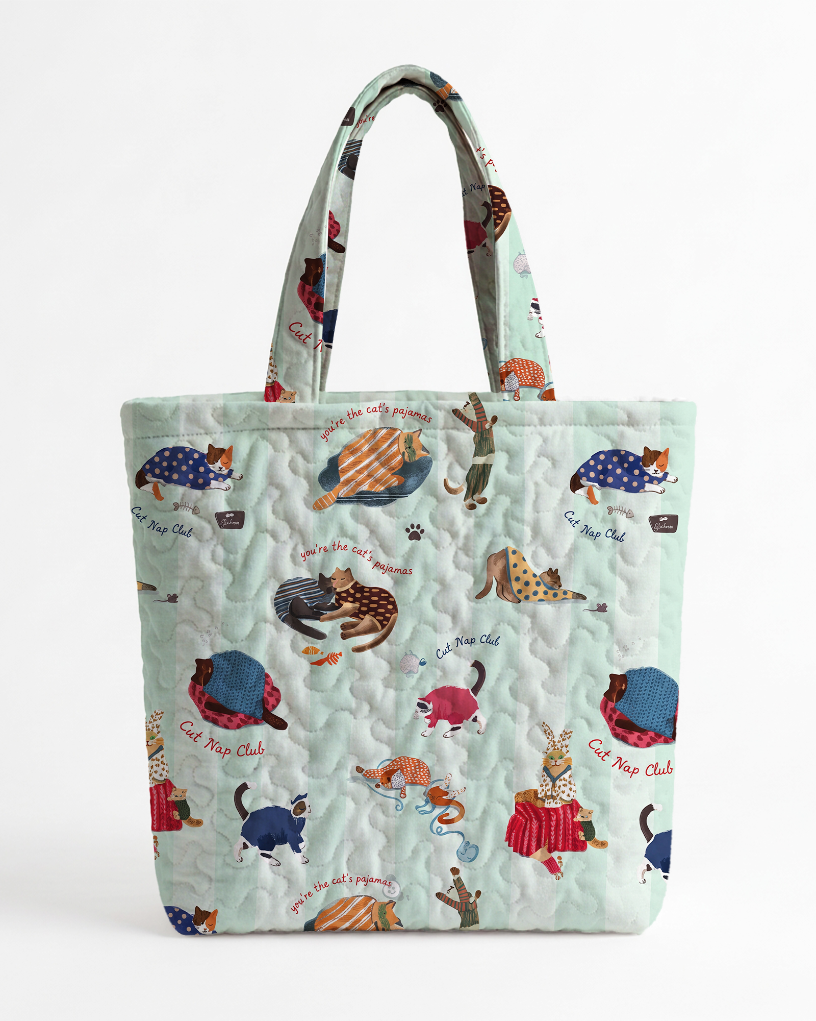 TheRetroTee Cut Nap Club Tote Bag