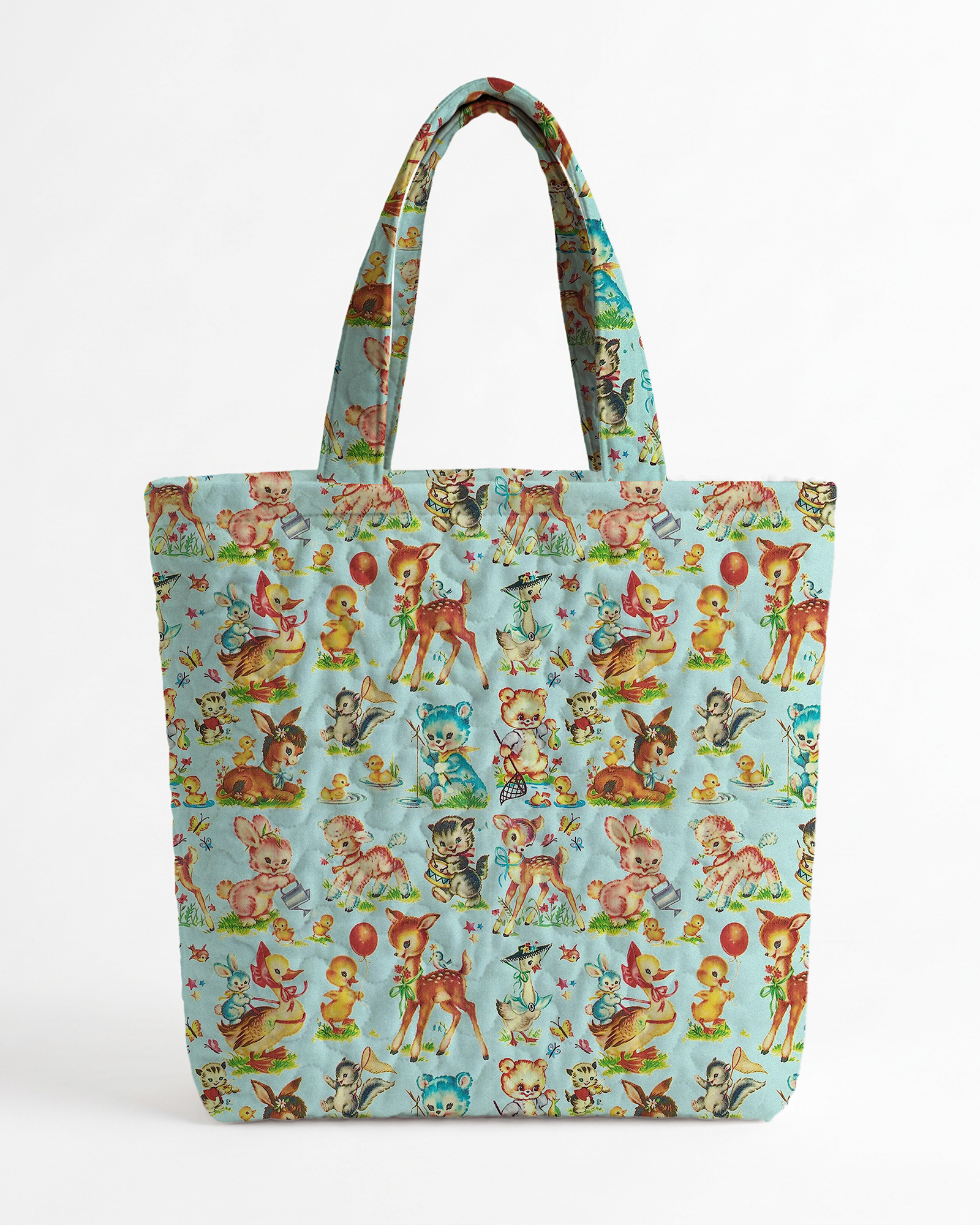 TheRetroTee Vintage Nursery Animals Tote Bag