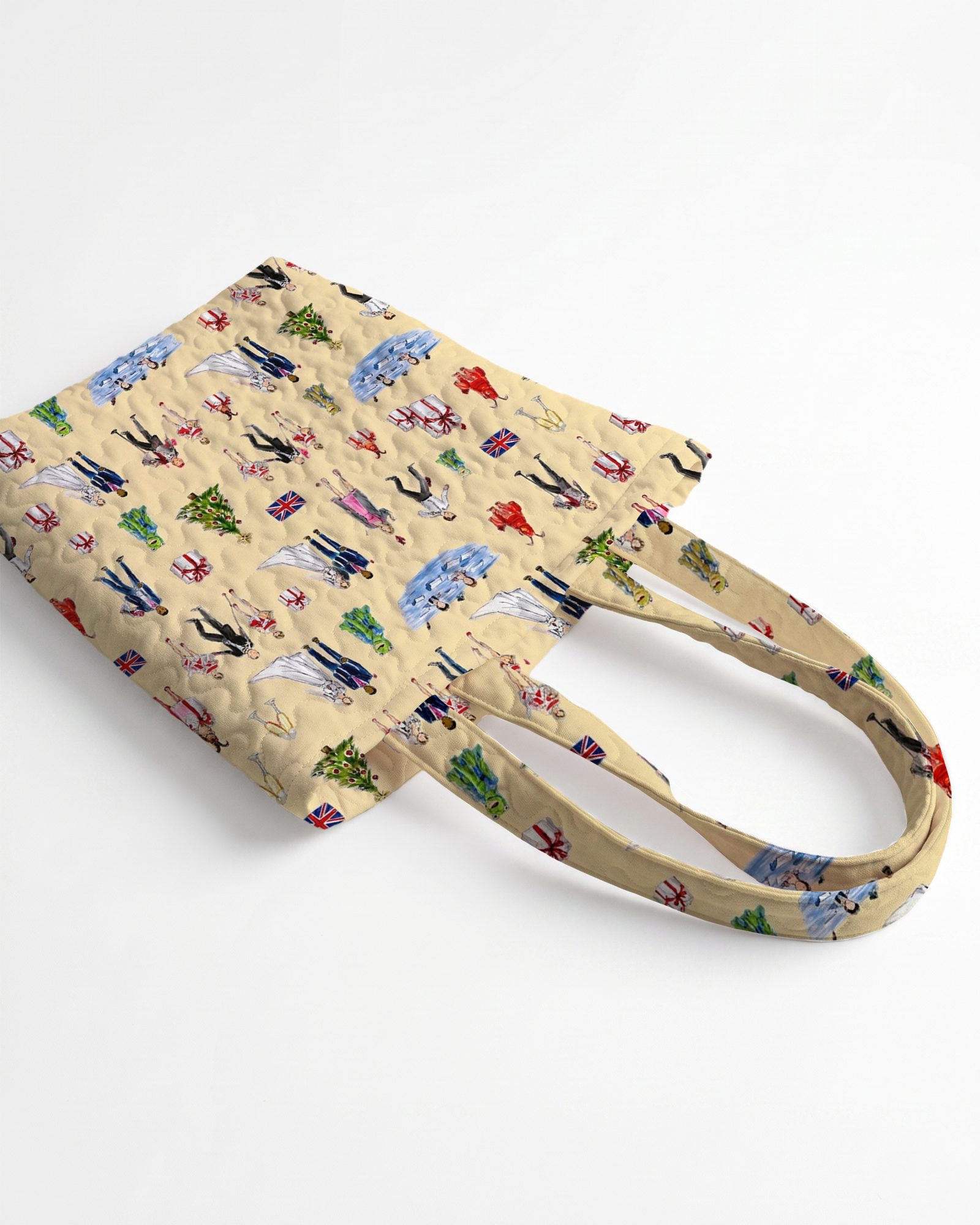 TheRetroTee Classic Christmas Holiday Tote Bag
