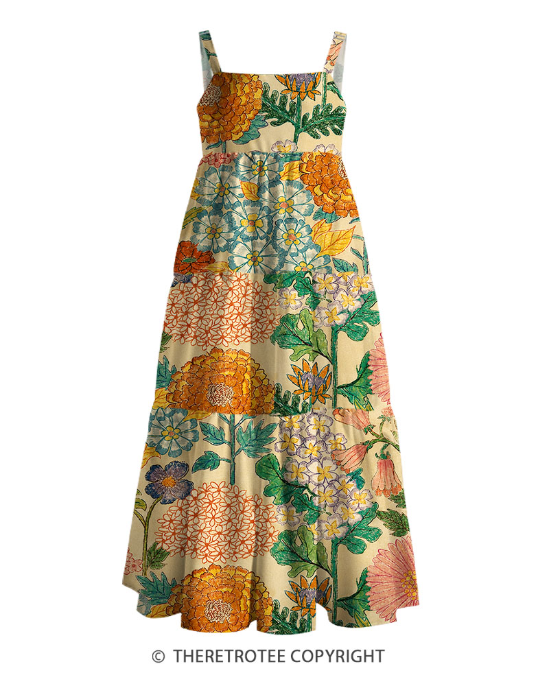 TheRetroTee Vintage Graphic XXXX Maxi Dress
