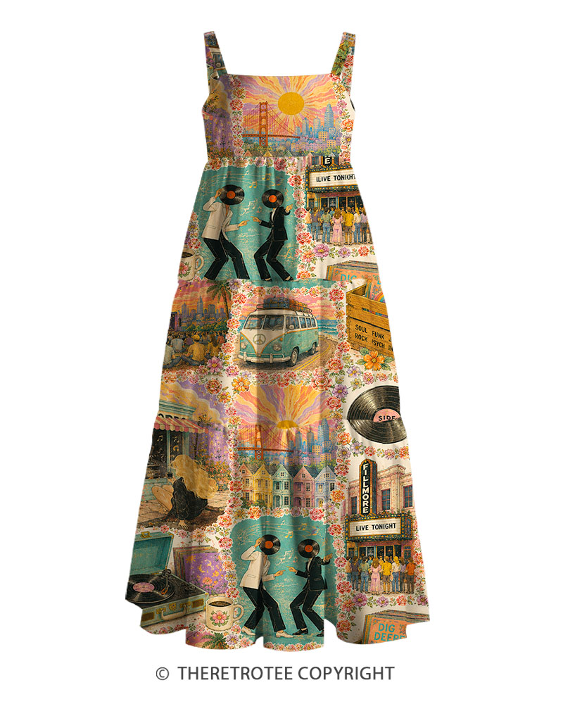 TheRetroTee Vintage Graphic XXXX Maxi Dress