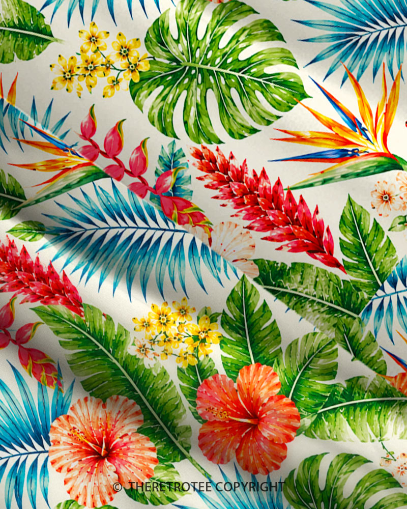 TheRetroTee Vintage Tropical Paradise Maxi Dress