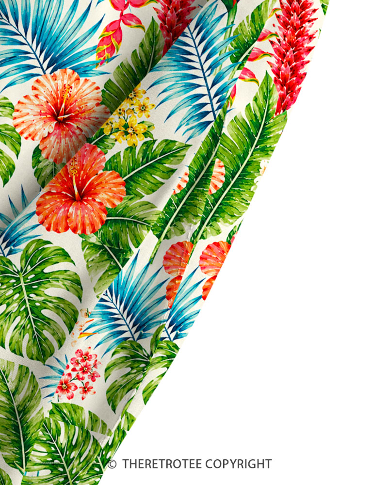TheRetroTee 1970s Tropical Garden Maxi Dress