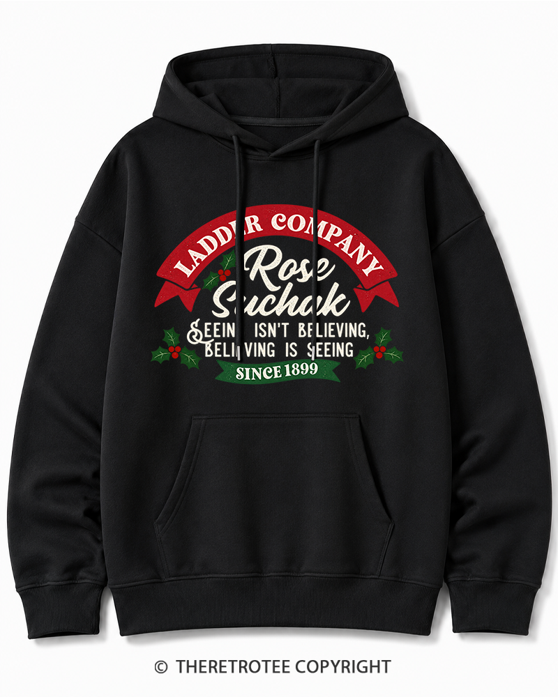 TheRetroTee Believing Is Seeing 1990s Christmas Cotton Hoodie