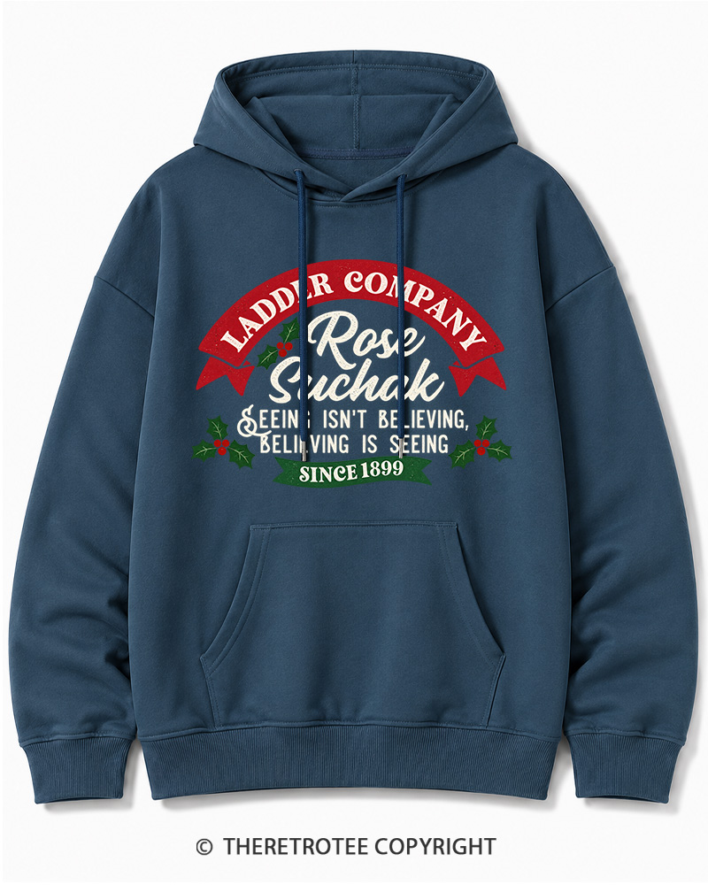 TheRetroTee Believing Is Seeing 1990s Christmas Cotton Hoodie