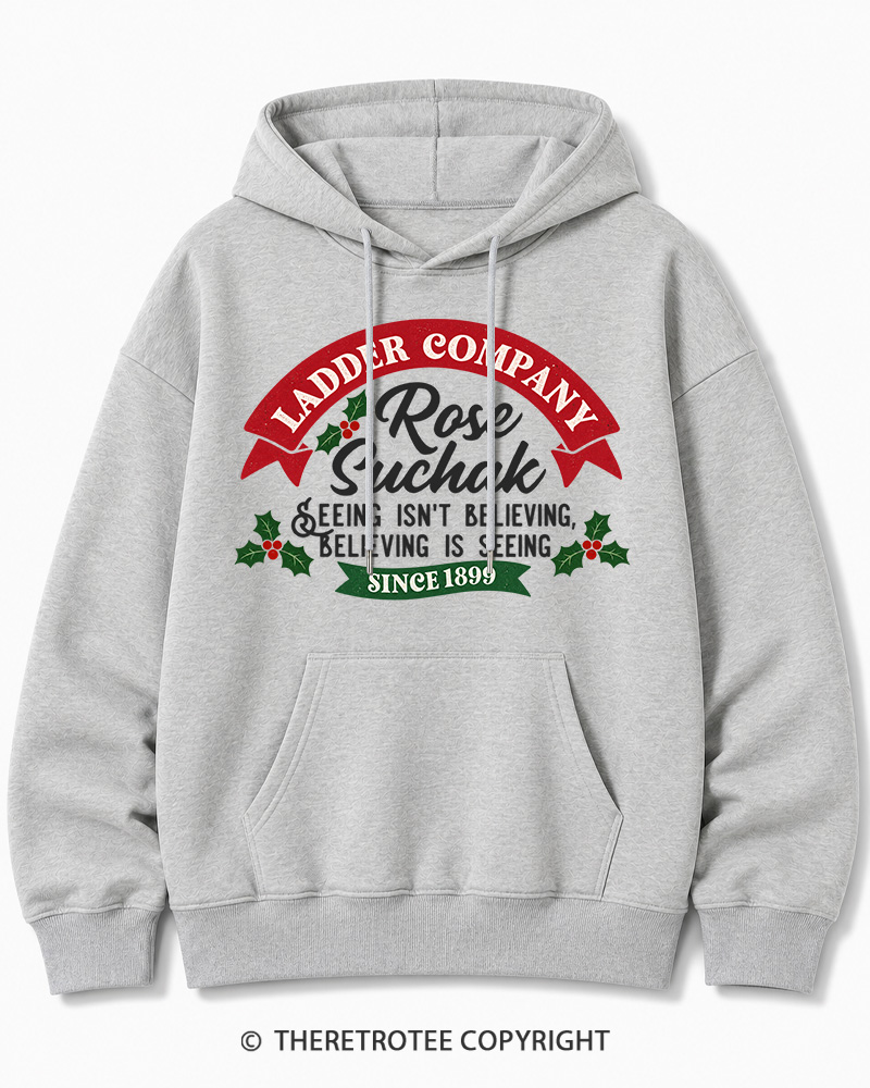 TheRetroTee Believing Is Seeing 1990s Christmas Cotton Hoodie