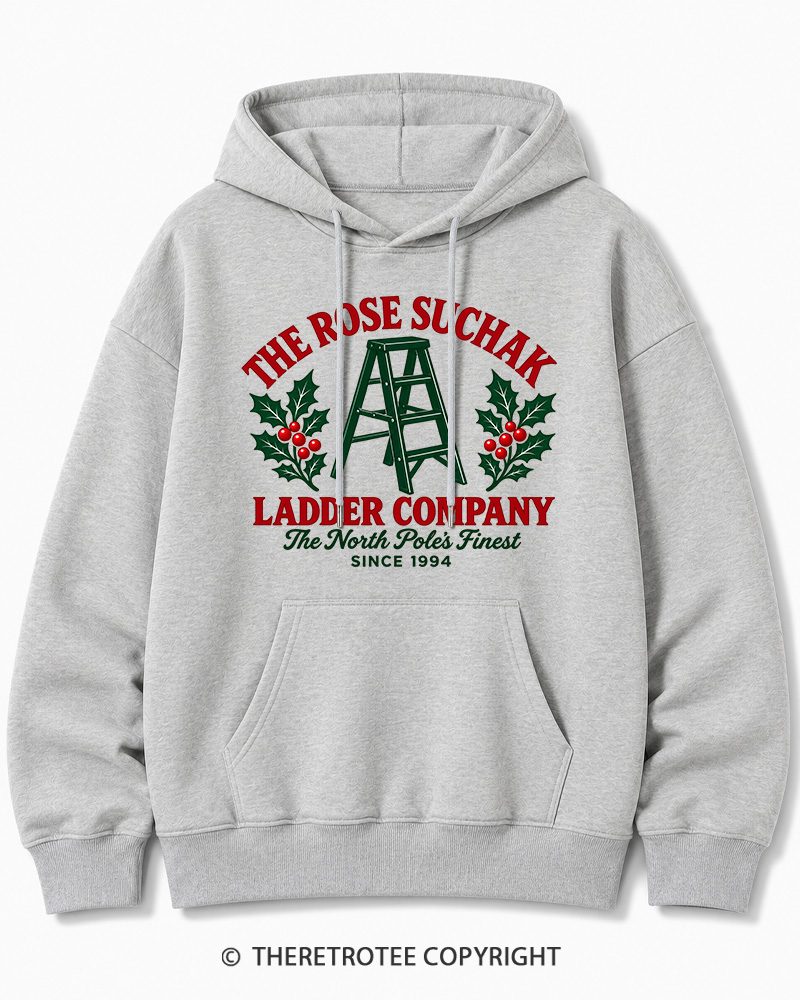 TheRetroTee The North Pole’s Finest 1990s Christmas Cotton Hoodie