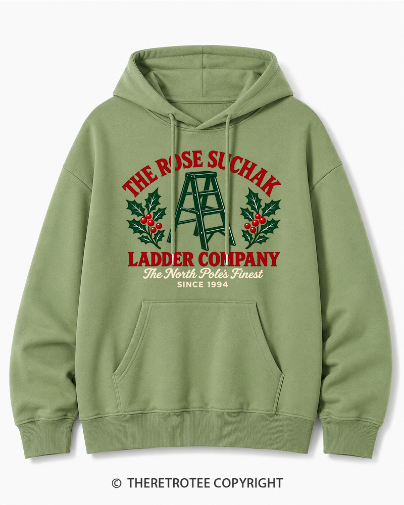 TheRetroTee The North Pole’s Finest 1990s Christmas Cotton Hoodie