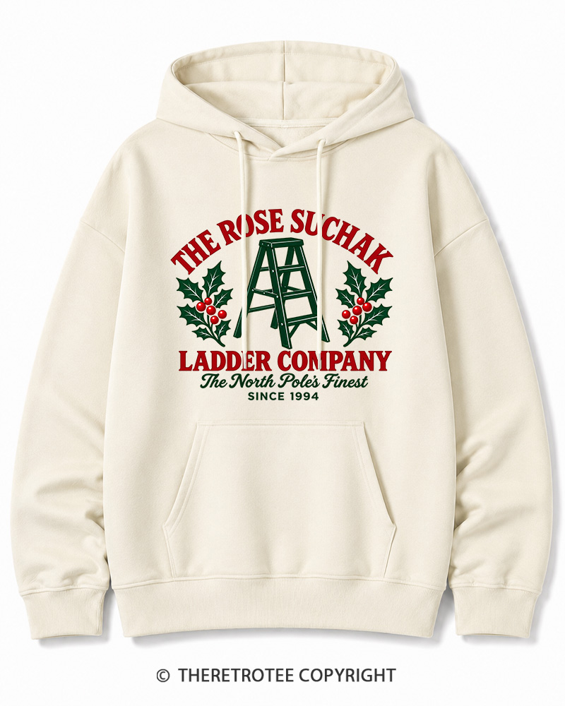 TheRetroTee The North Pole’s Finest 1990s Christmas Cotton Hoodie