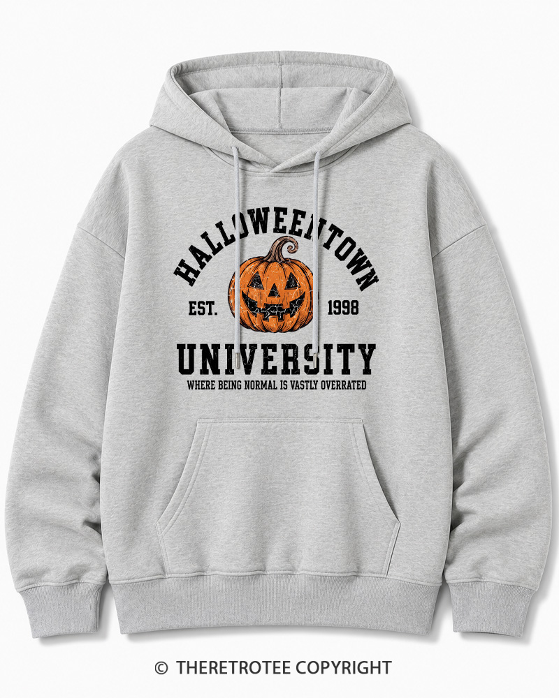TheRetroTee Halloweentown University Halloween Halloween Cotton Hoodie